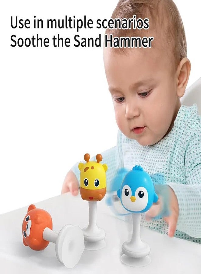 INKULTURE Baby Animal Themed Rattle & Teether Toy Aged 0+ Months | Pack of 02 | Tiger Shape - Image 2